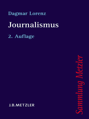 cover image of Journalismus